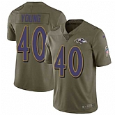 Nike Ravens 40 Kenny Young Olive Salute To Service Limited Jersey Dzhi,baseball caps,new era cap wholesale,wholesale hats